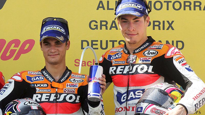 M�rquez y Pedrosa env�an �nimos a Hayden