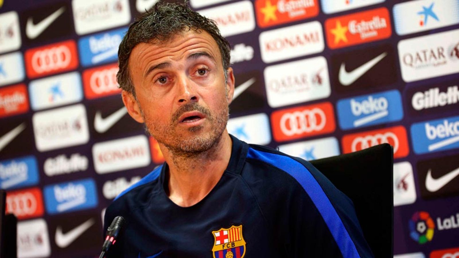 Luis Enrique: "No me voy, el próximo año estaré en la grada con los culés" | Ver