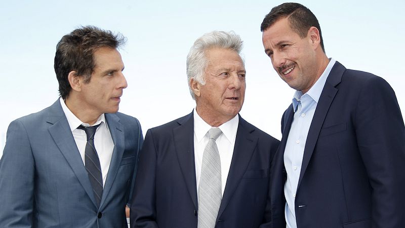 Un divertido Dustin Hoffman presenta en Cannes 'The Meyerowitz stories'