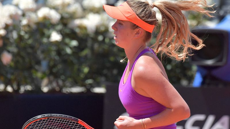 Svitolina remonta a Halep y triunfa en Roma