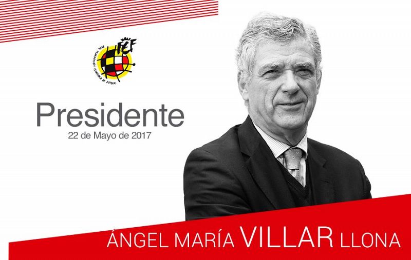 Angel María Villar, reelegido presidente de la Real Federación Española de Fútbol