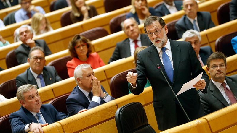 Rajoy asegura que no aceptará chantajes por la ley de transitoriedad que prepara la Generalitat