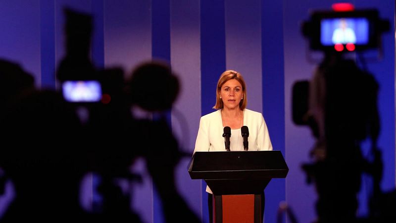 Cospedal garantiza que no habrá referéndum y avisa que tendrá  "consecuencias" quien ponga urnas o deje un local