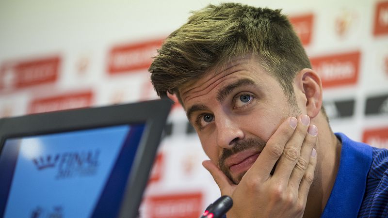 Piqué: "Quiero que Luis Enrique se vaya con un título más"