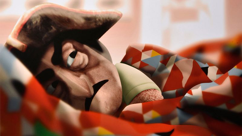 El cartel 'Mañanas sanfermineras' convierte otra vez a Caravinagre en la imagen de San Fermín