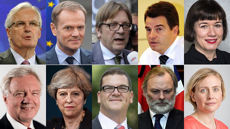 Quién es quien en la negociación del 'Brexit'