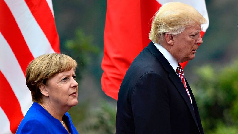 El cruce entre Merkel y Trump, prueba de resistencia para un eje histórico