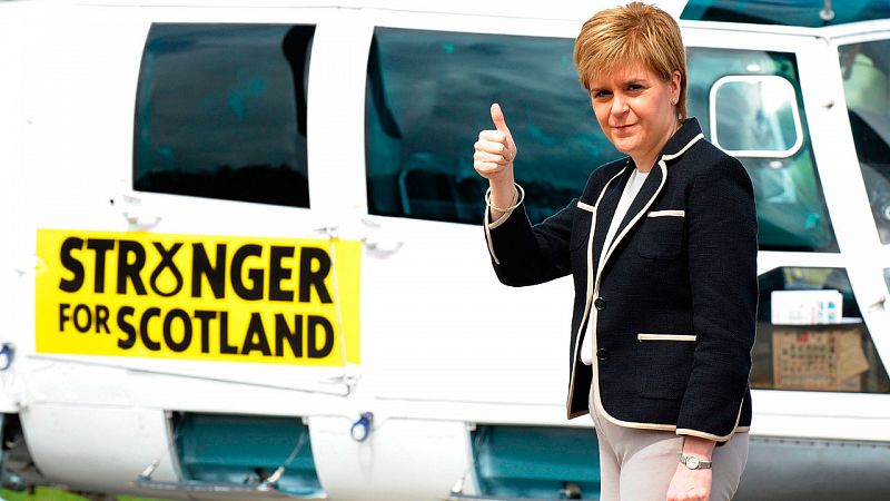 May apunta a Escocia en las elecciones para frenar un segundo referéndum de independencia