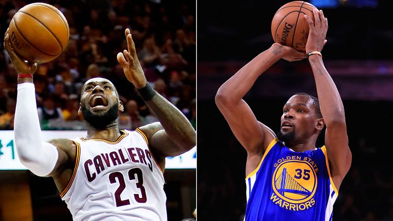 James buscará su cuarto título y Durant, el primero