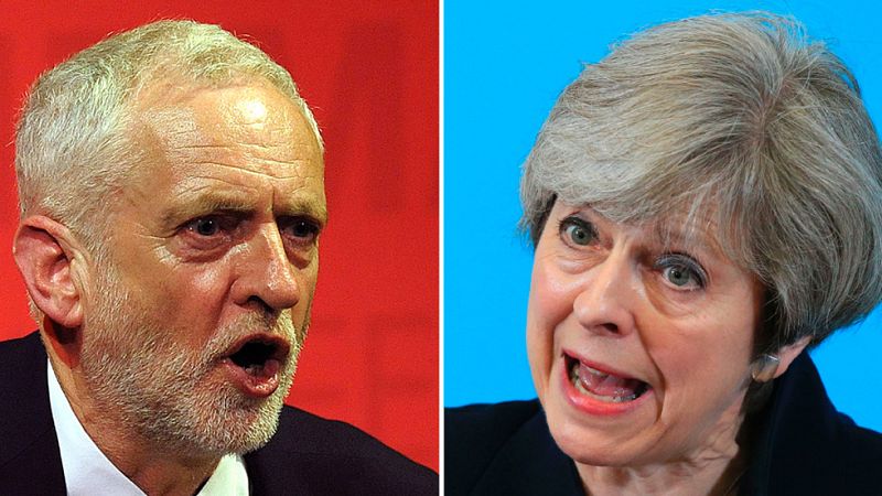 El laborismo de Corbyn reduce a tres puntos la ventaja de los conservadores de May