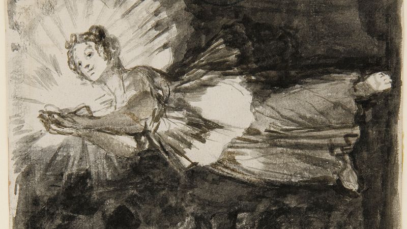 El Prado descubre un manuscrito de Goya en un dibujo sobre la justicia