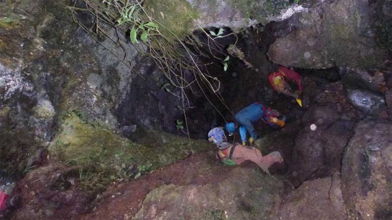 Un espeleólogo fallece en un derrumbe en una gruta de Galdames, Bizkaia