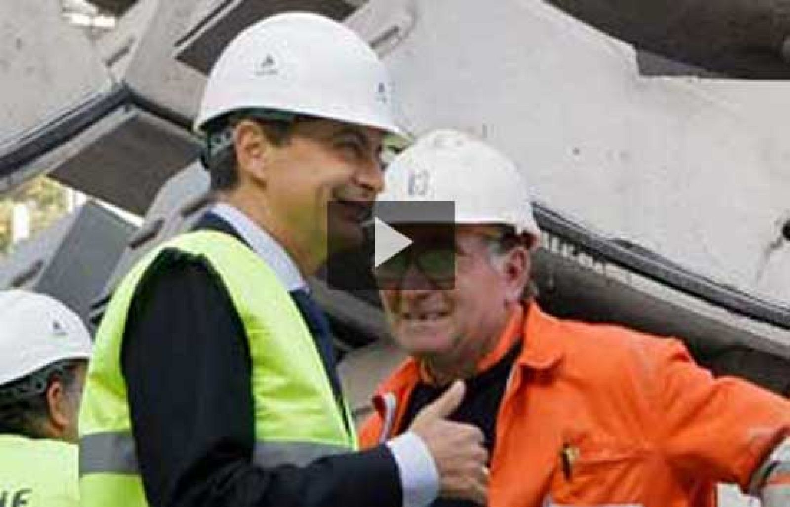 Zapatero visita las obras del AVE Madrid- Asturias | Ver