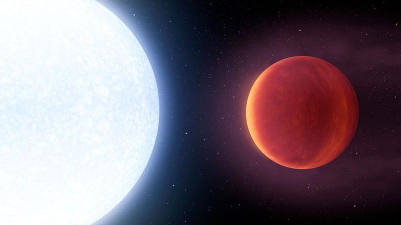 Descubren un planeta casi tan caliente como el Sol