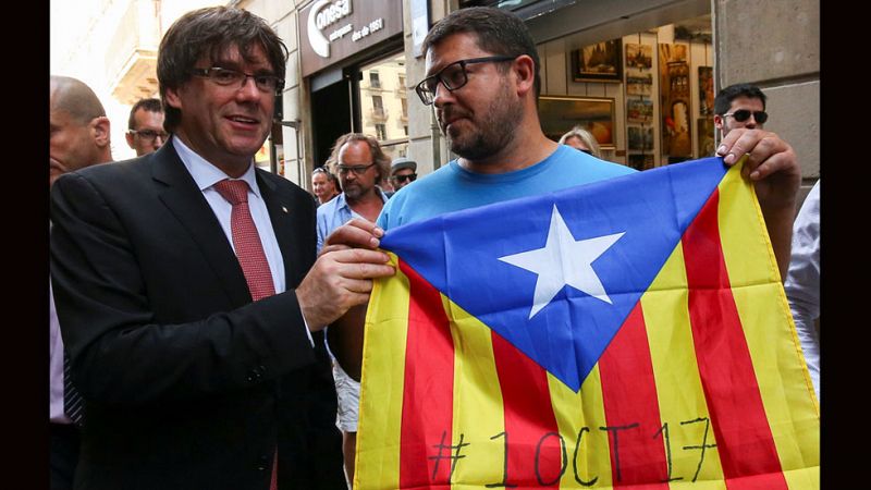 Puigdemont anuncia el referéndum independentista unilateral para el 1 de octubre