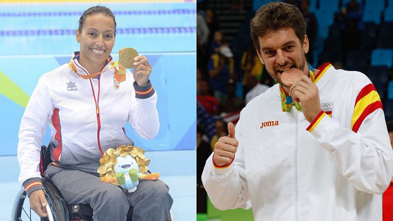 Pau Gasol y Teresa Perales recibirán la Medalla de Oro al mérito al trabajo