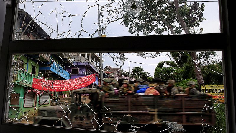 Los yihadistas controlan aún una quinta parte de la ciudad de Marawi después de tres semanas de combates