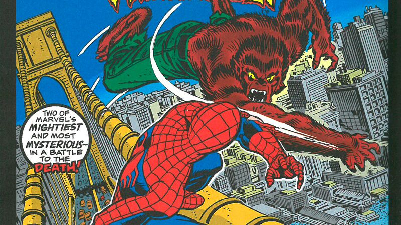 Cuando el Hombre Lobo se enfrentó a Spider-Man