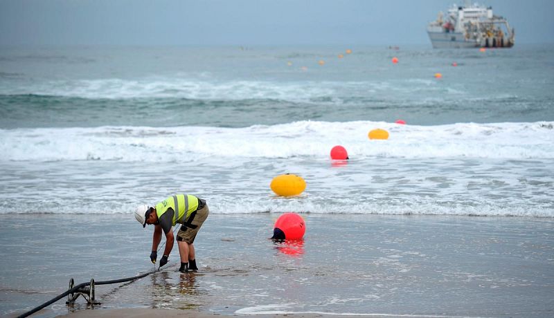 Comienza en Vizcaya el tendido del cable submarino más rápido entre América y Europa