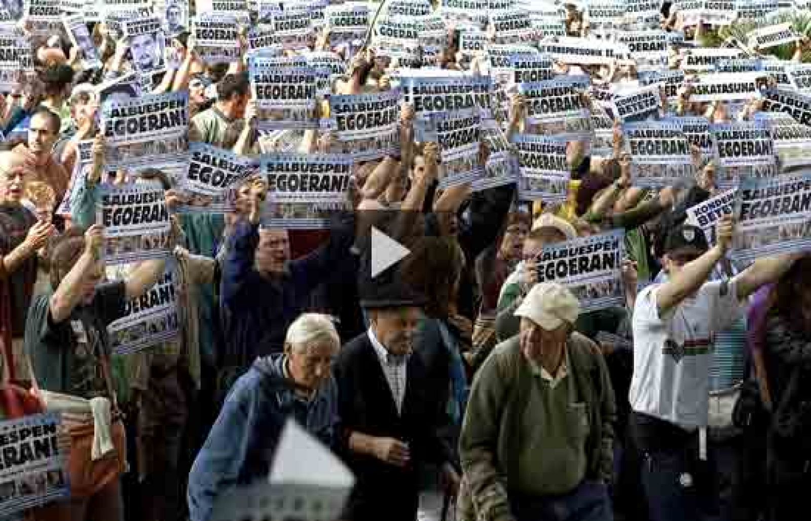 Dos detenidos en una manifestación de Gestoras | Ver