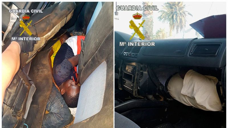 Dos conductores kamikazes entran en las últimas horas en Melilla con 14 inmigrantes
