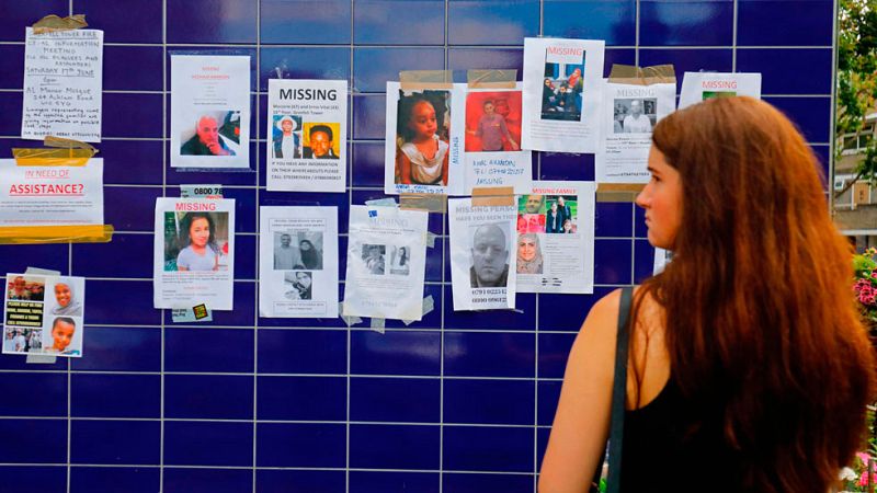 La Policía británica asume que al menos 58 personas murieron en el incendio de Londres