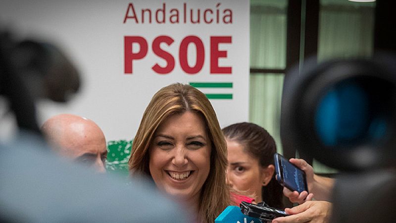 Susana Díaz presenta su precandidatura a la secretaría andaluza para "renovar un proyecto de éxito"