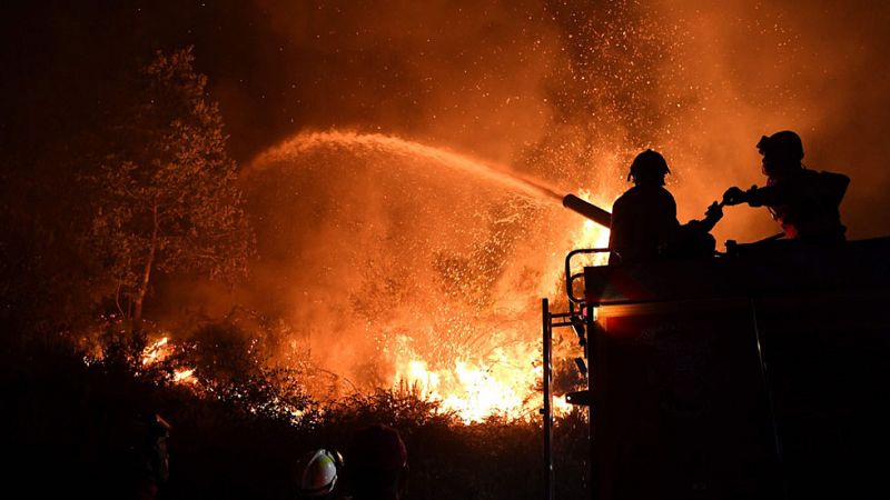 Los bomberos controlan el fuego en Góis, el último foco del incendio en Portugal