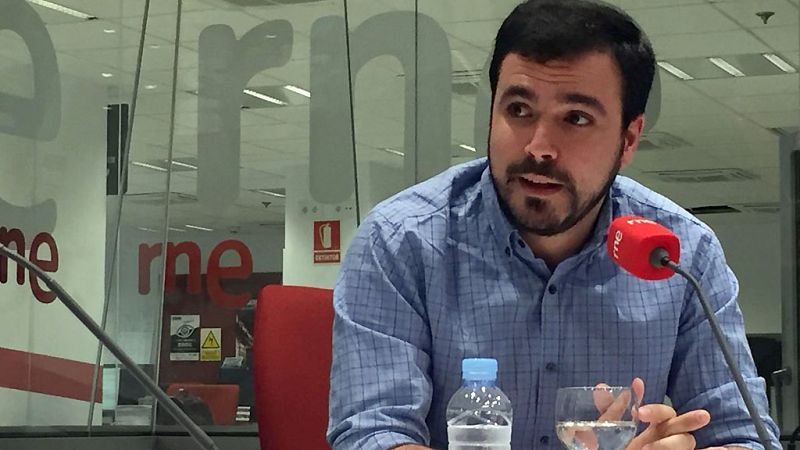 Garzón, sobre el referéndum independentista: "Cualquier iniciativa unilateral no va a recibir el apoyo de IU"