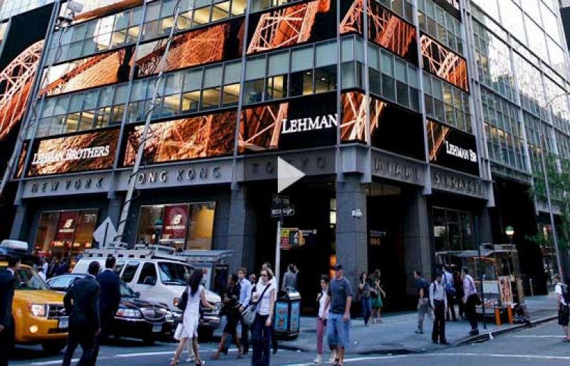 Wall Street sufre la mayor caída desde el 11-S por la quiebra de Lehman