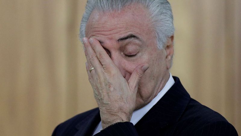 La Fiscalía brasileña denuncia por corrupción al presidente Michel Temer ante la Corte Suprema