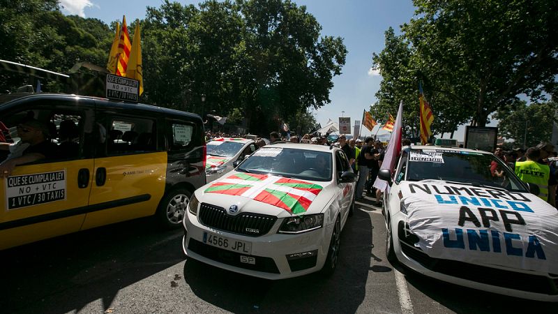 Los taxistas vuelven a parar en toda España este jueves, huelga que en Madrid se prolonga hasta el viernes