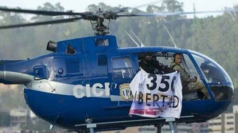 Un grupo de policías ataca con un helicóptero el Supremo de Venezuela y llama a la insurrección contra Maduro