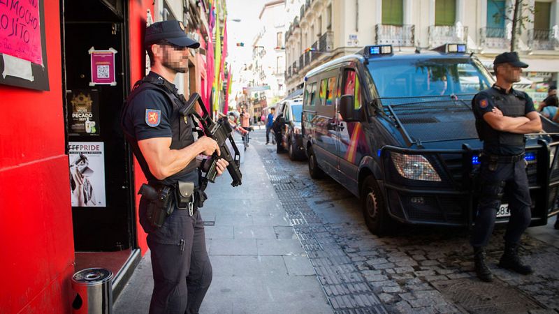 Madrid extrema la seguridad para las fiestas del Orgullo sin una amenaza concreta