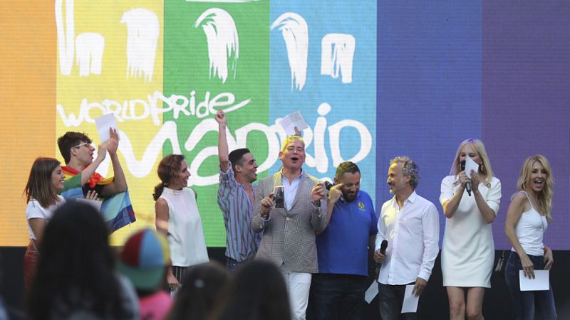 Los pregoneros del WorldPride reivindican el Orgullo y demandan una ley estatal contra la homofobia