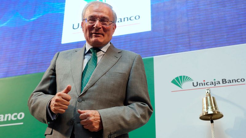 Unicaja debuta en Bolsa con una subida del 6,36%