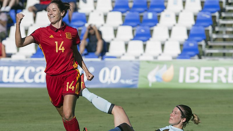La selección femenina arrolla a Bélgica preparando la Eurocopa