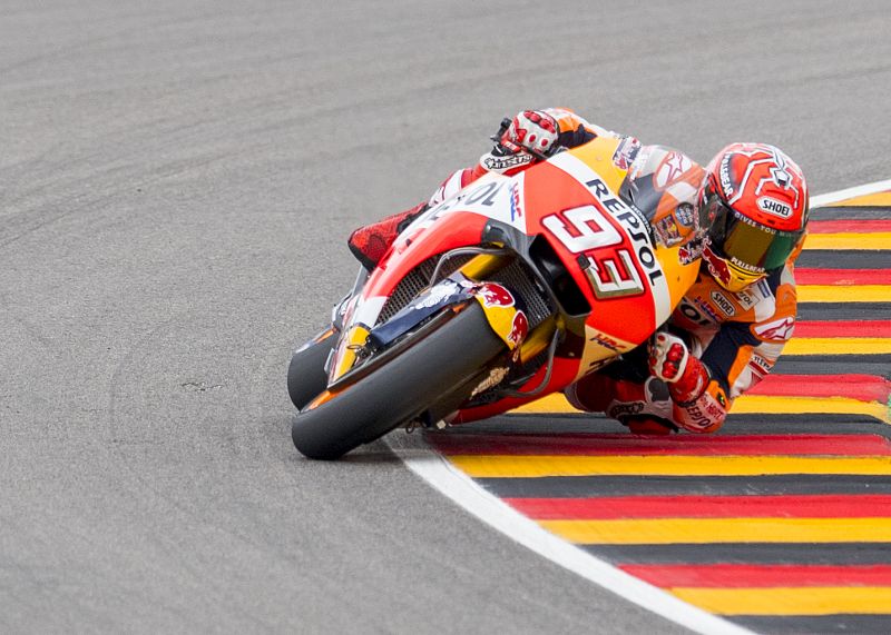 Marc Márquez partirá desde la pole en Sachsenring