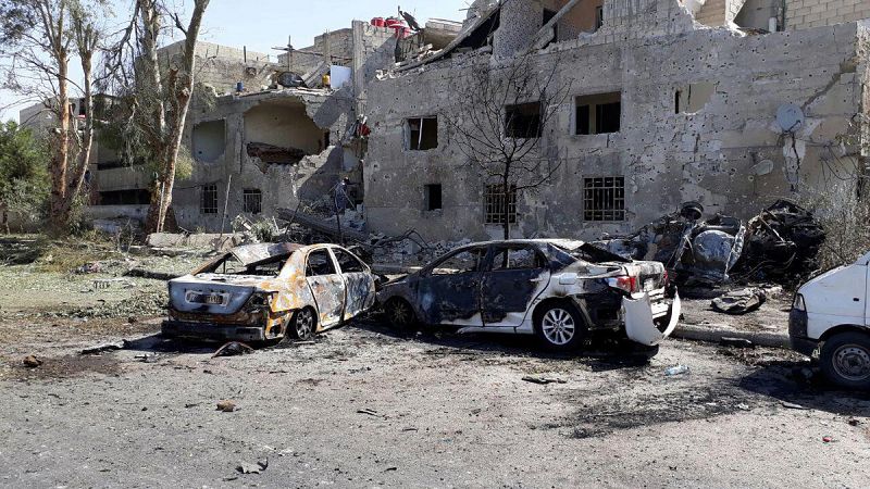 Al menos 19 muertos en un atentado con coche bomba en Damasco