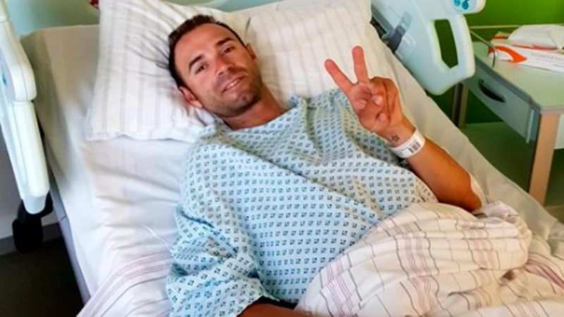 Valverde, operado con éxito de su fractura en la rótula izquierda