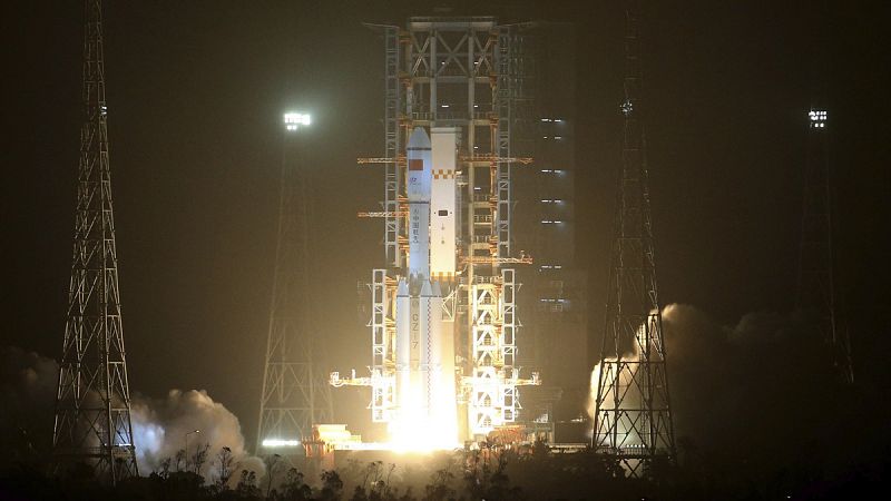 China lanza el segundo de los ocho cohetes que pondrán en órbita su futura estación espacial