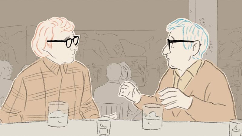 Woody Allen compite en ingenio con su yo más joven en el corto 'Woody & Woody'