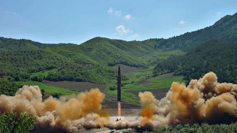 EE.UU. reconoce que el misil norcoreano era de un tipo desconocido hasta ahora en el arsenal de Pyongyang