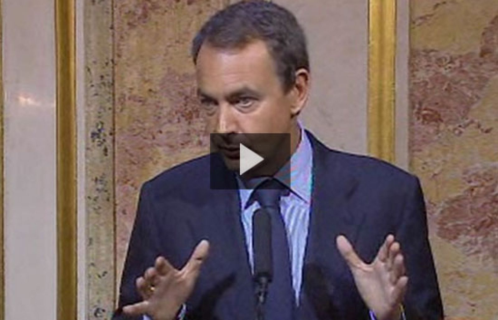 Zapatero valora positivamente la decisión del Tribunal Supremo de ilegalizar y disolver ANV | Ver