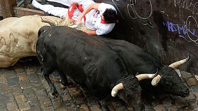 Quinto encierro veloz, limpio y noble de los Jandilla