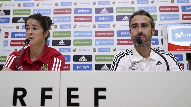 Jorge Vilda: "No hay que olvidar que somos las séptimas del ranking UEFA"