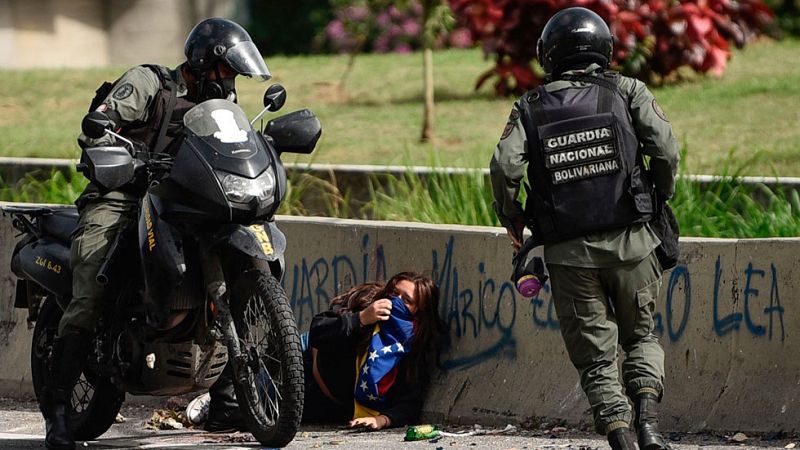 Muere arrollado un joven de 17 años en una nueva protesta en Venezuela