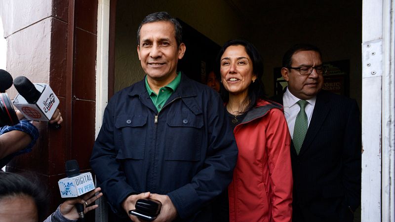 Ordenan 18 meses de prisión preventiva para el expresidente peruano Ollanta Humala y su esposa