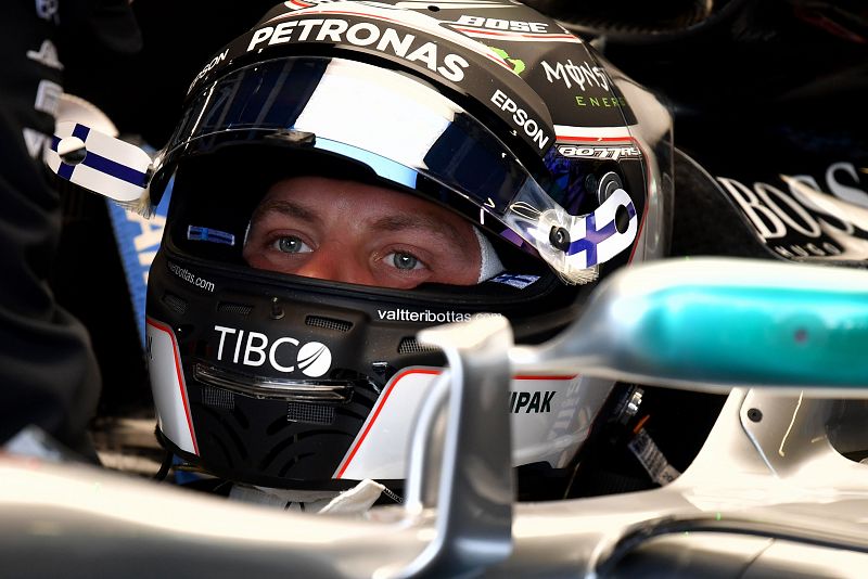 Bottas y Mercedes reinan sin oposición en los libres de Silverstone
