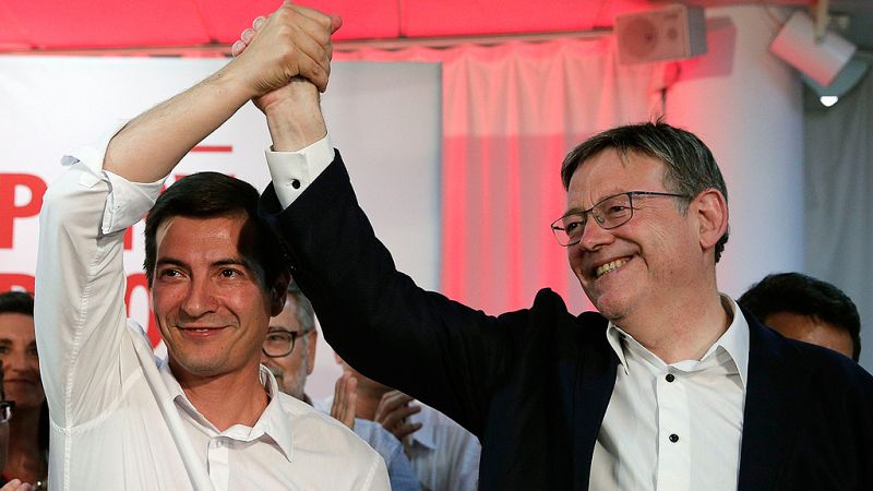 Los líderes del PSOE en Valencia, Ximo Puig, y Extremadura, Guillermo Fernández Vara, revalidan sus cargos
